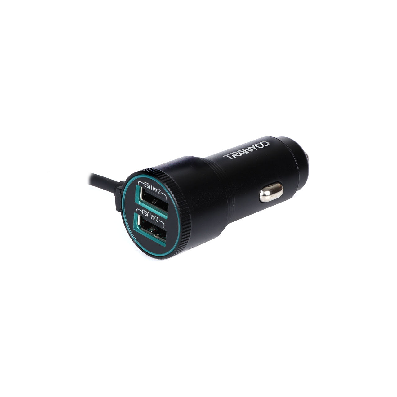 Tranyoo C23 Car Charger Fast Charging Dual Usb Charger Type-C IOS Micro Iph 3 in 1 Data Cable (Copy)