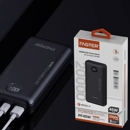 Faster PD-45W power bank