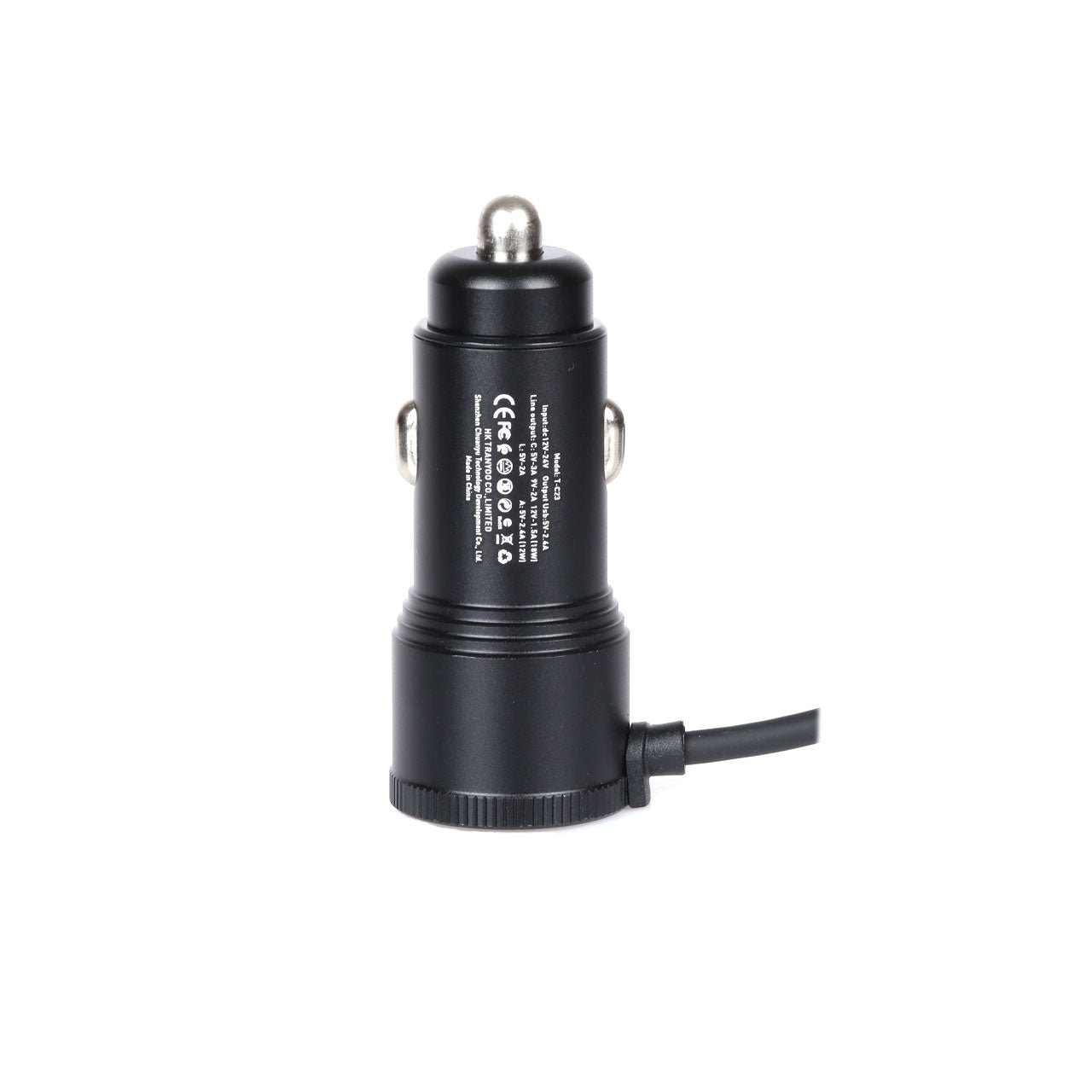 Tranyoo C23 Car Charger Fast Charging Dual Usb Charger Type-C IOS Micro Iph 3 in 1 Data Cable (Copy)