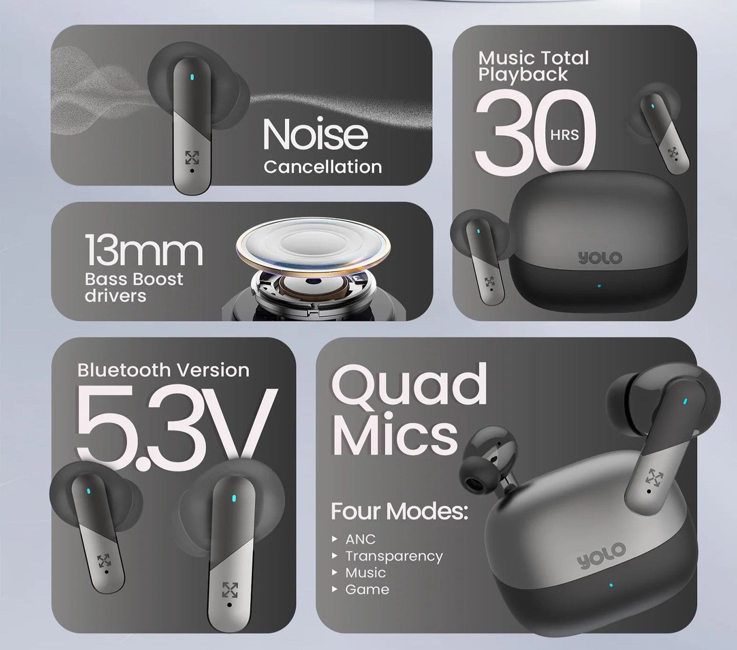 YOLO YoPod Pure Earbuds