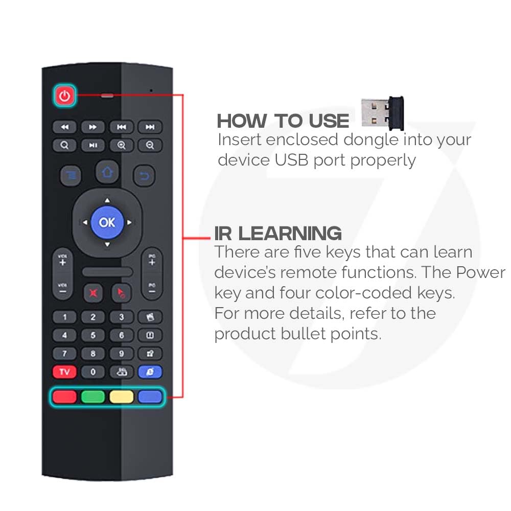MX3 Air Mouse Voice Remote Control 2.4G for Smart TV