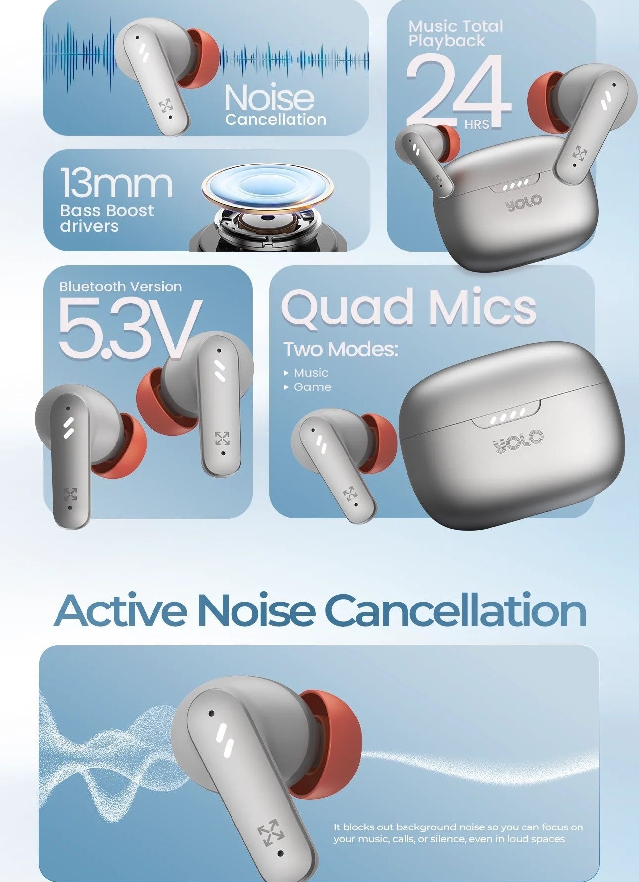 YOLO YoPod Aria Earbuds