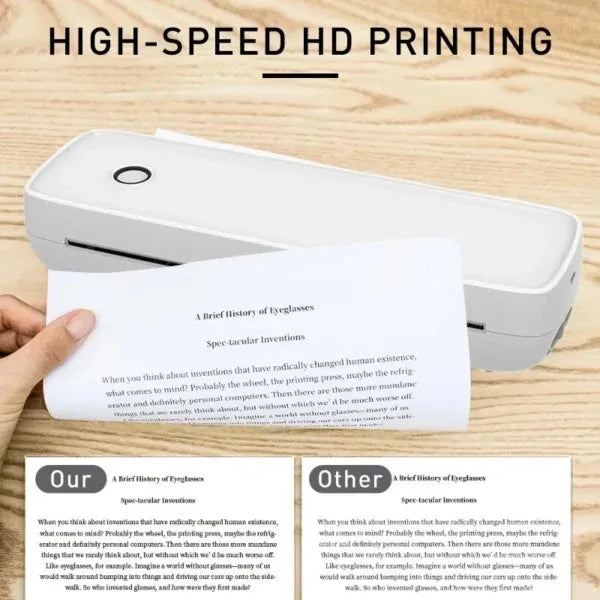 SPEED-X SP-A42 (BT+WIFI) A4 PORTABLE INKLESS THRMAL PRNTER 10MM/S