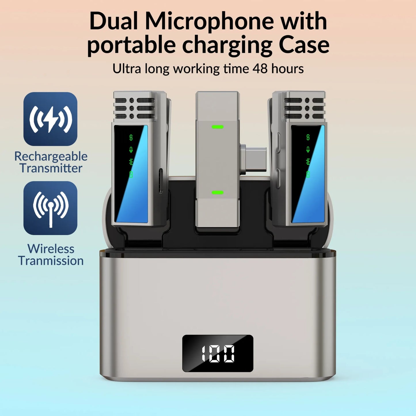 Jmary Mw-15 2.4g Wireless Microphone For Mobile Type C & Iphone