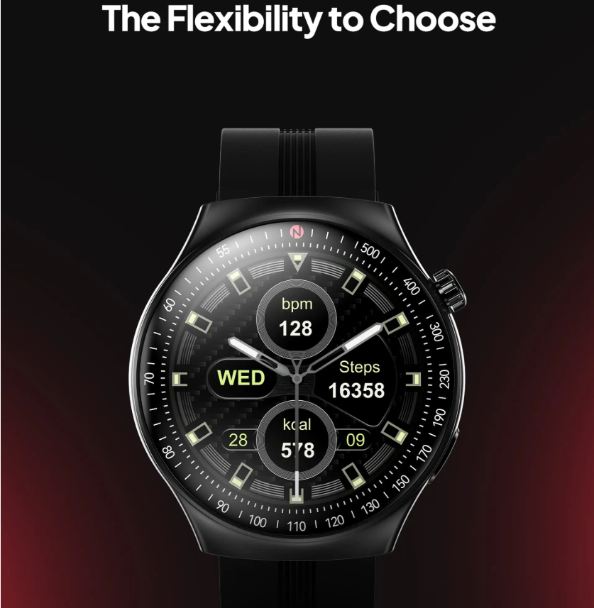 Itel 1.43" Amoled Display Opal Smart Watch, IP68 Water Resistance, ISW-041