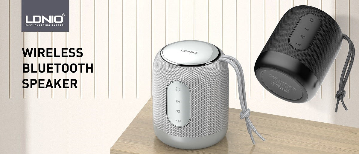 LDNIO BTS12 New Waterproof Radio Subwoofer Outdoor Blue Tooth Speaker Portable Mini Party Support Music TWS Wireless Speaker