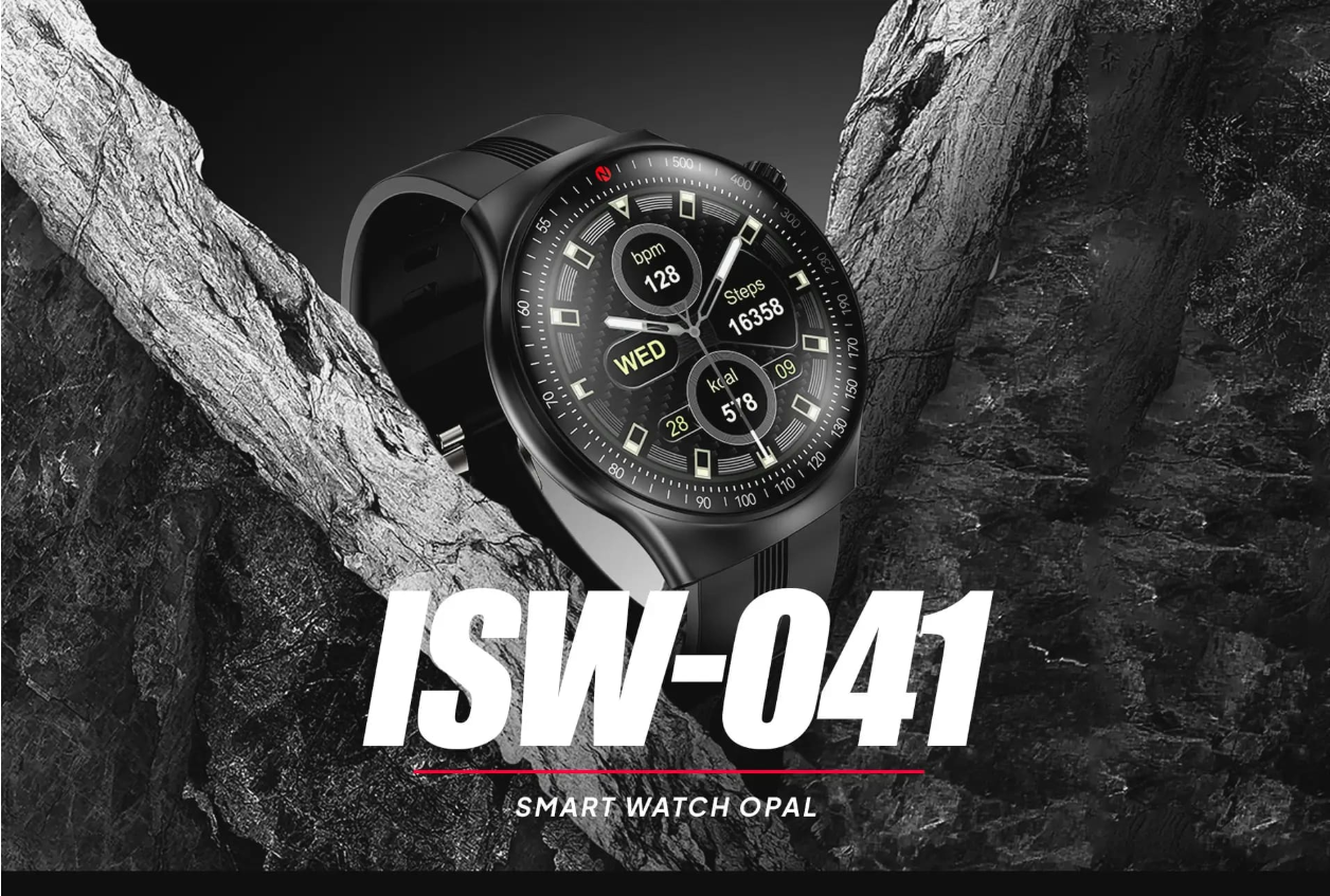 Itel 1.43" Amoled Display Opal Smart Watch, IP68 Water Resistance, ISW-041