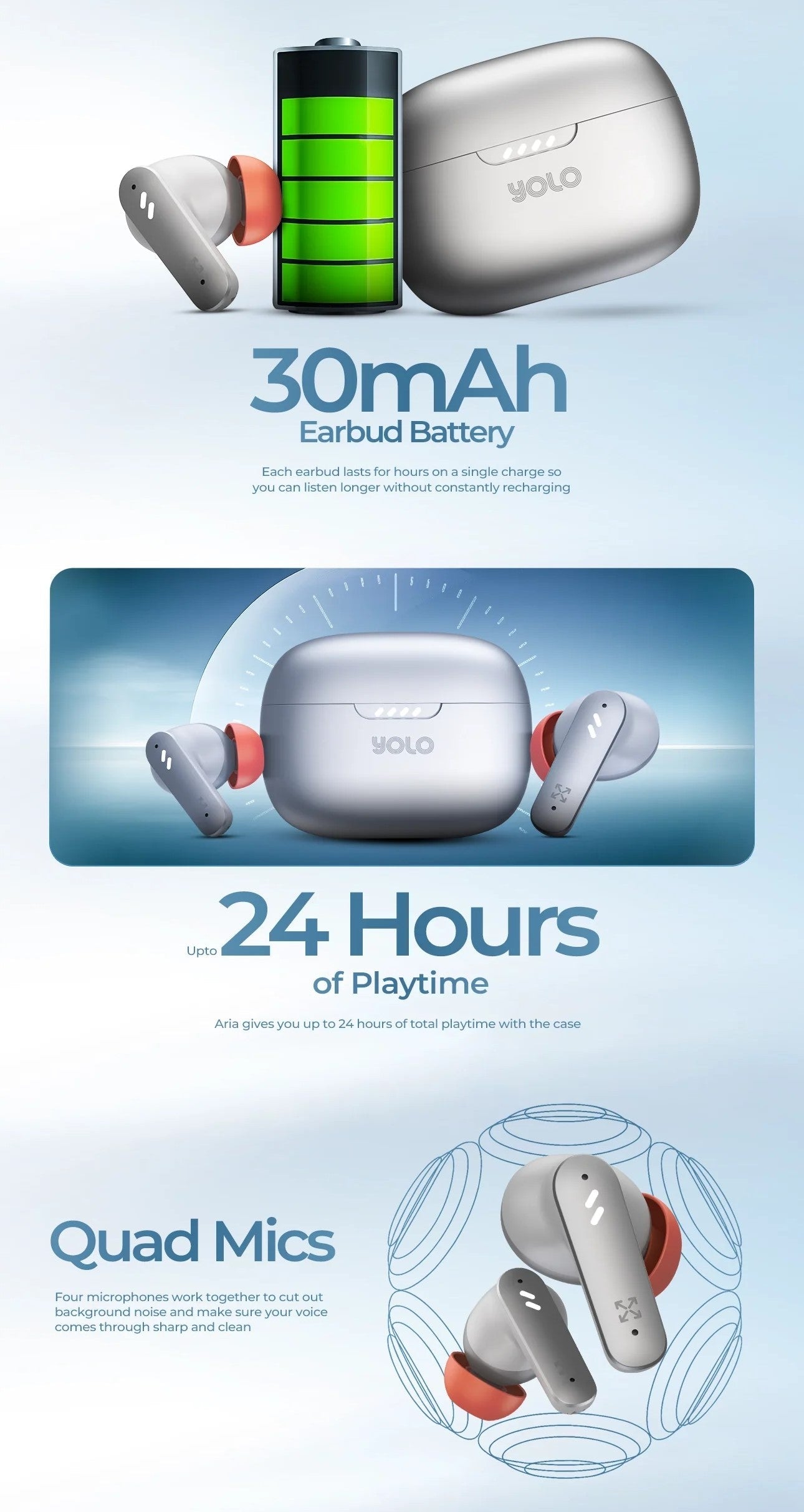 YOLO YoPod Aria Earbuds