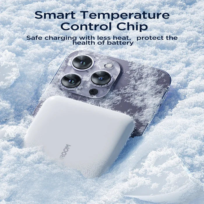 Joyroom JR-W020 Magnetic Wireless Power Bank Black - 10000mah Capacity With Magsafe