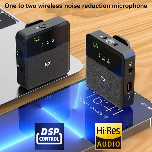 SX8 Type-C/iPhone Dual Professional Wireless Microphone