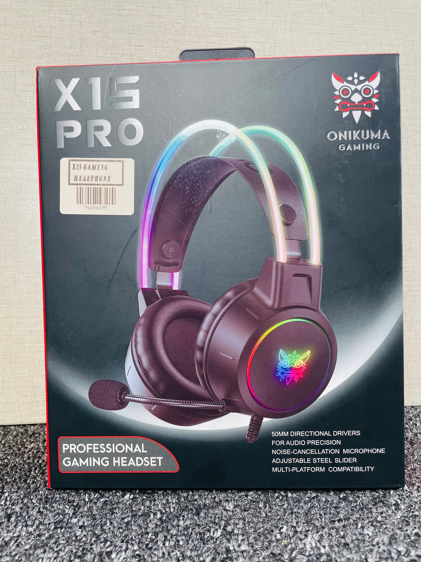 ONIKUMA X15 PRO Double-Head Beam Noise Cancelling Gaming Headphones