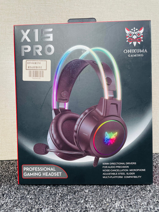 ONIKUMA X15 PRO Double-Head Beam Noise Cancelling Gaming Headphones