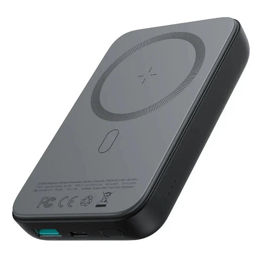 Joyroom JR-W020 Magnetic Wireless Power Bank Black - 10000mah Capacity With Magsafe