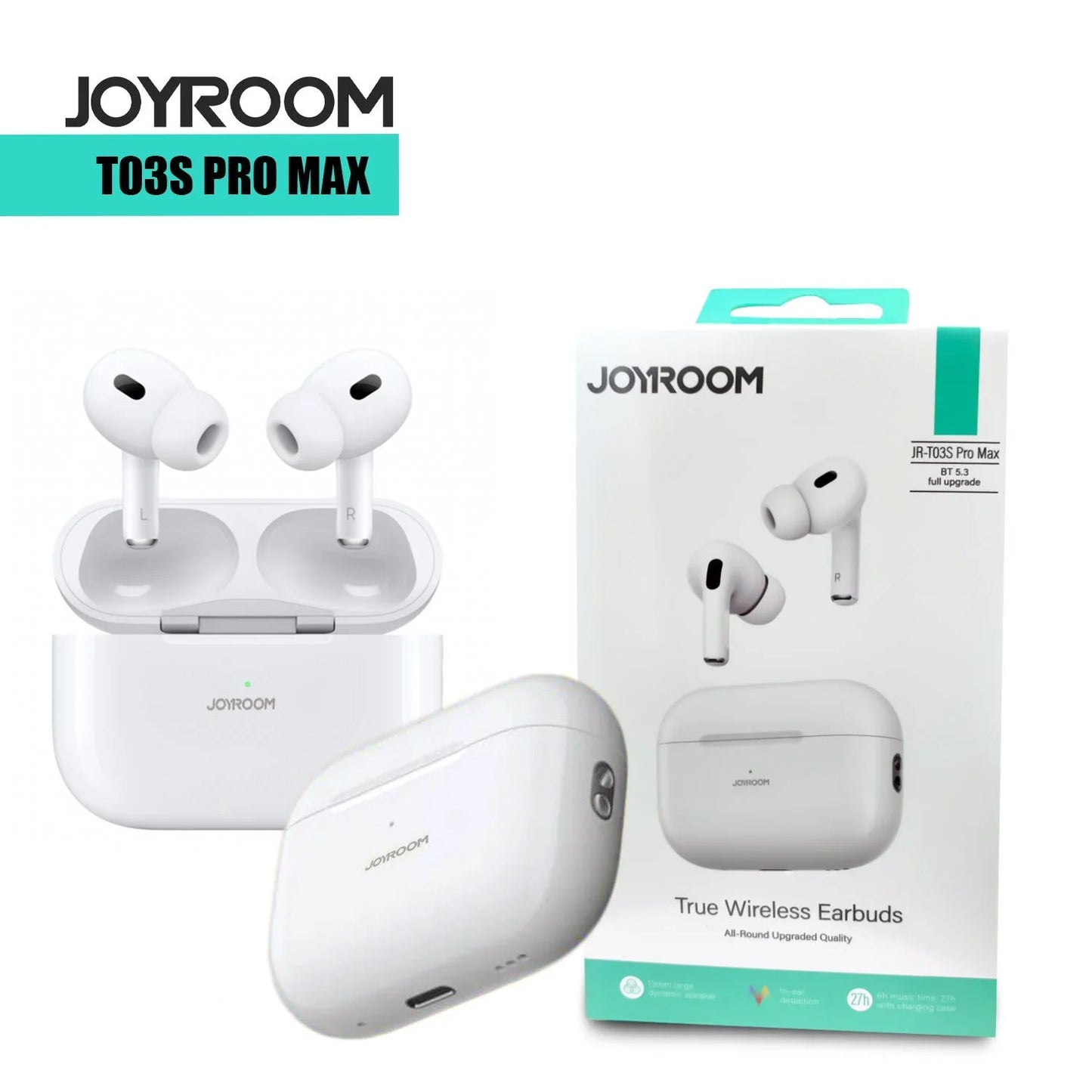 Joyroom JR-T03S PRO MAX With Pop-Up Windows Earbuds