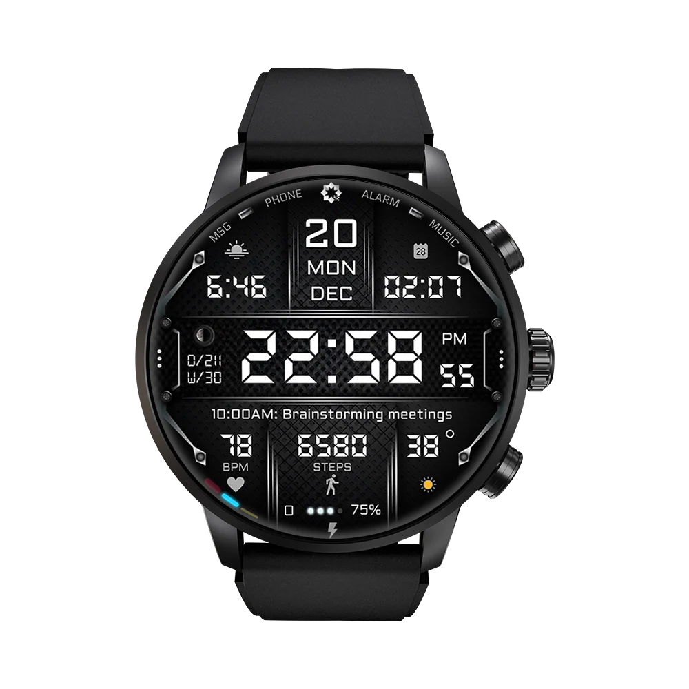 LOGIN L-108 Royal Smart Watch Animated Faces | 1.46" Amoled Display