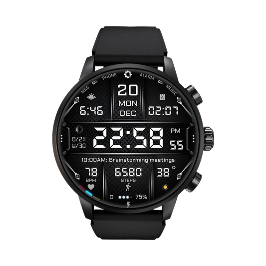 LOGIN L-108 Royal Smart Watch Animated Faces | 1.46" Amoled Display