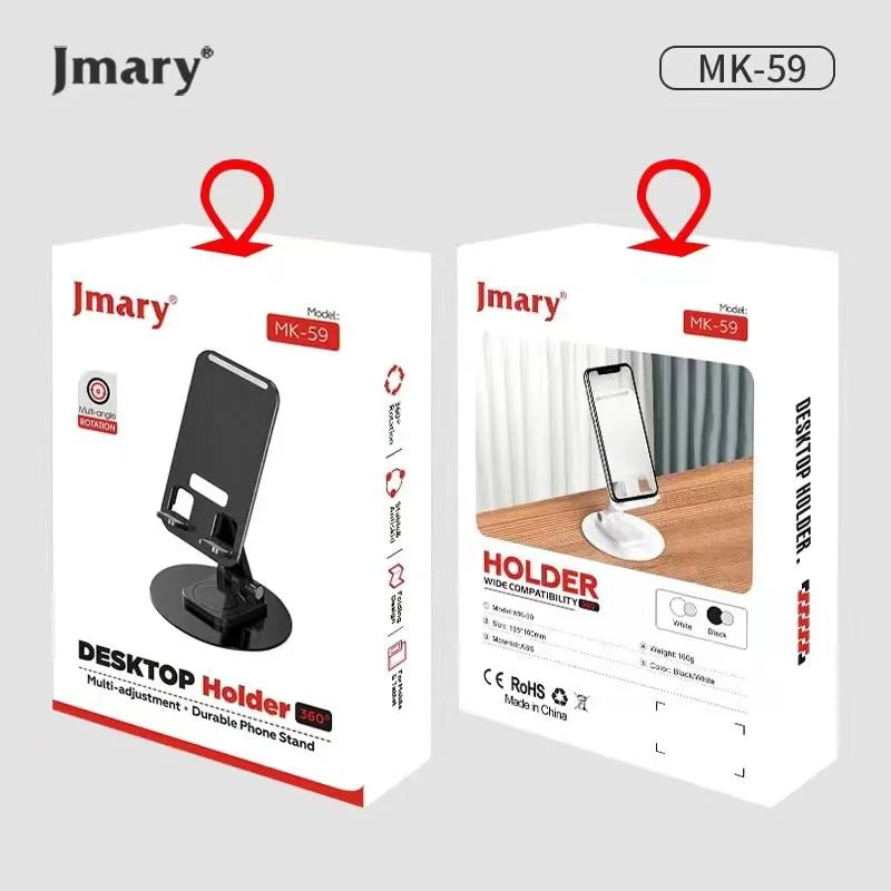 Jmary MK-59 Desktop Mobile Holder with 360 Rotation