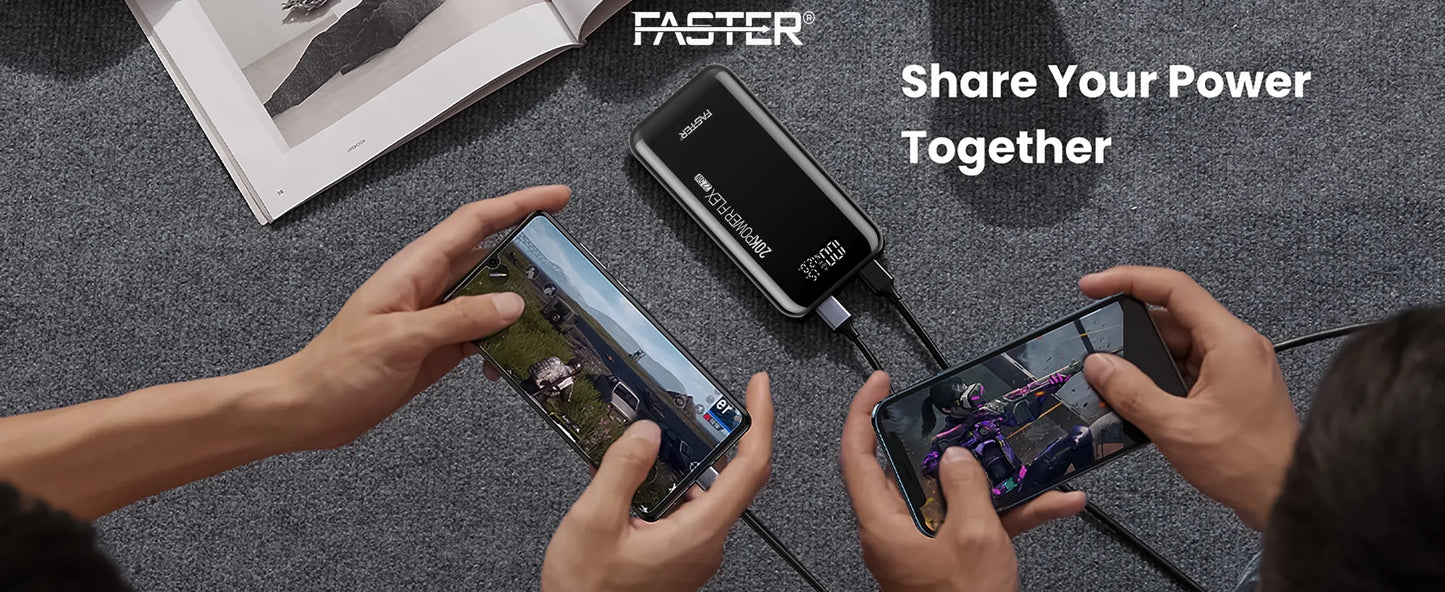 Faster Pf30k 30000mAh power bank