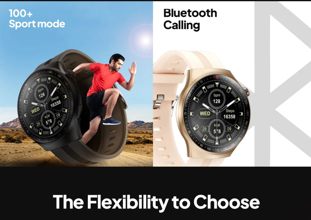 Itel 1.43" Amoled Display Opal Smart Watch, IP68 Water Resistance, ISW-041