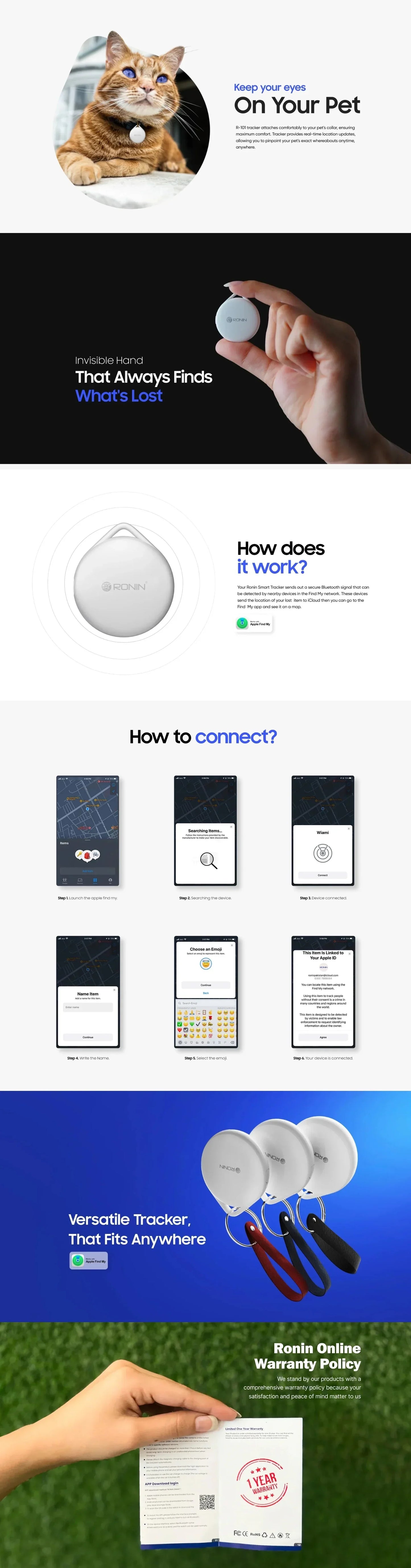 RONIN R-101 Smart Tracker