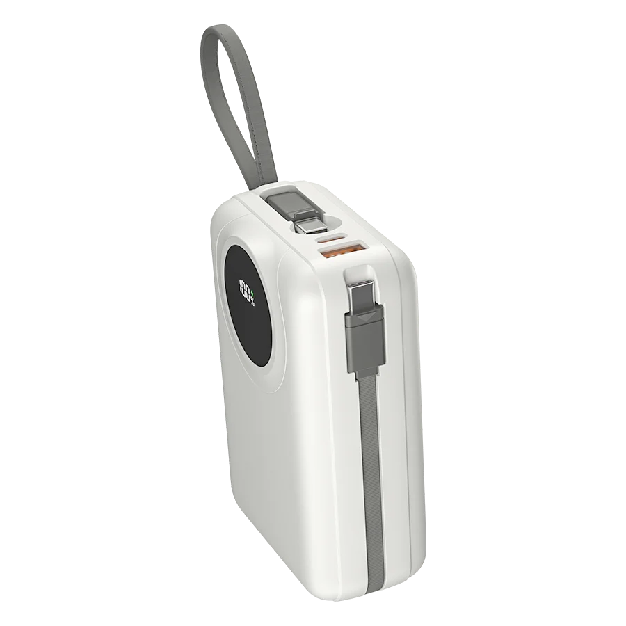 Megawatt | 30000 mAh Power Bank  65 Watt Max | Built-in Type-C Cable