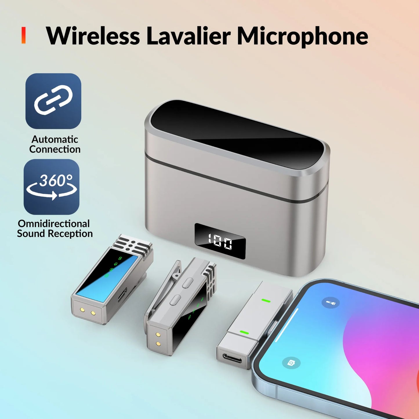 Jmary Mw-15 2.4g Wireless Microphone For Mobile Type C & Iphone