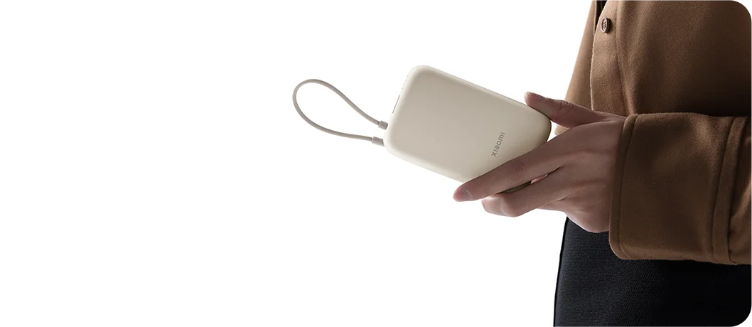 Xiaomi Power Bank 10000mAh (Integrated Cable)