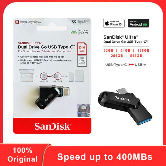 SanDisk Go USB  256GB for Mobiles PC&Laptop