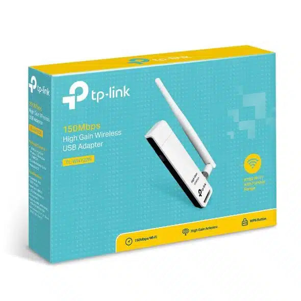 Tp Link Wifi Receiver – 150Mbps High Gain Wireless USB Adapter Tl-Wn722N